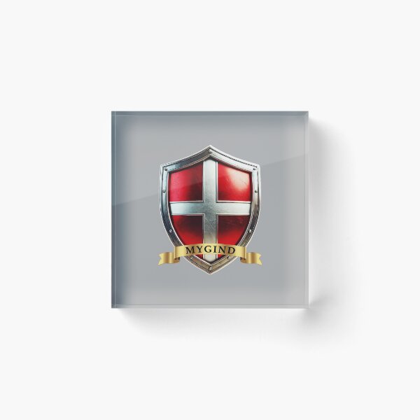 Item preview, Mygind Denmark Pride Shield designed and sold by Highlandkings.