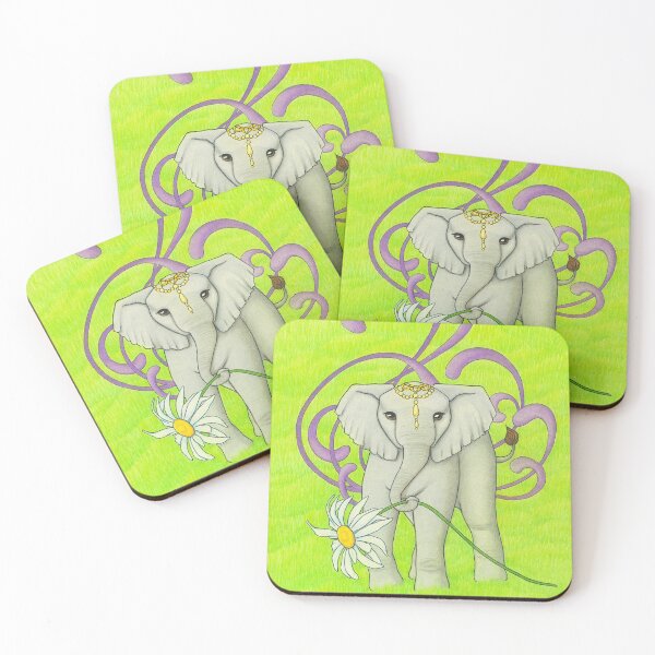 Item preview, Elephan Pixie with Daisy designed and sold by Roxarocks.