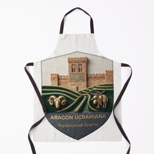 Item preview, Aragon Ucraniana | Mudéjar Shield & Heritage Crest designed and sold by UkrainianSpain.