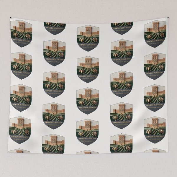 Item preview, Aragon Ucraniana | Mudéjar Shield & Heritage Crest designed and sold by UkrainianSpain.