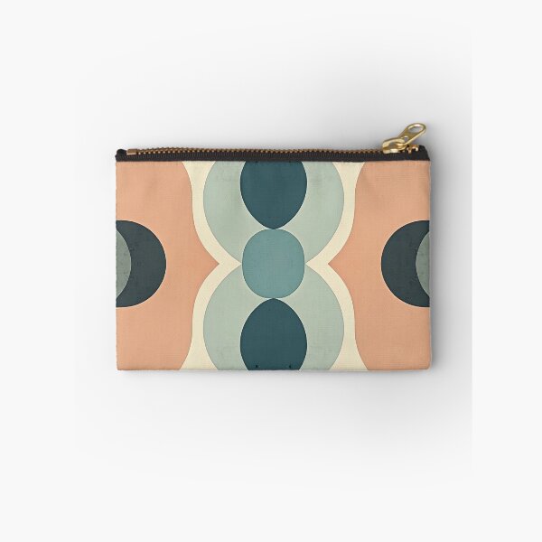 Item preview, Sage Teal Oval Abstract Mid-Century Pattern designed and sold by mittie101.