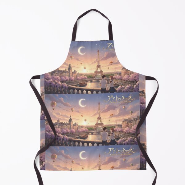 Item preview, Paris City of Dreams Aesthetic Anime Art | Romantic Eiffel Tower Sunset Illustration designed and sold by Bhaskar Digital Art.