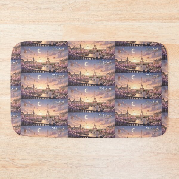 Item preview, Paris City of Dreams Aesthetic Anime Art | Romantic Eiffel Tower Sunset Illustration designed and sold by Bhaskar Digital Art.
