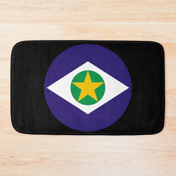 Item preview, Mato Grosso Brazil Round Flag State Emblem designed and sold by NTGUILTY.