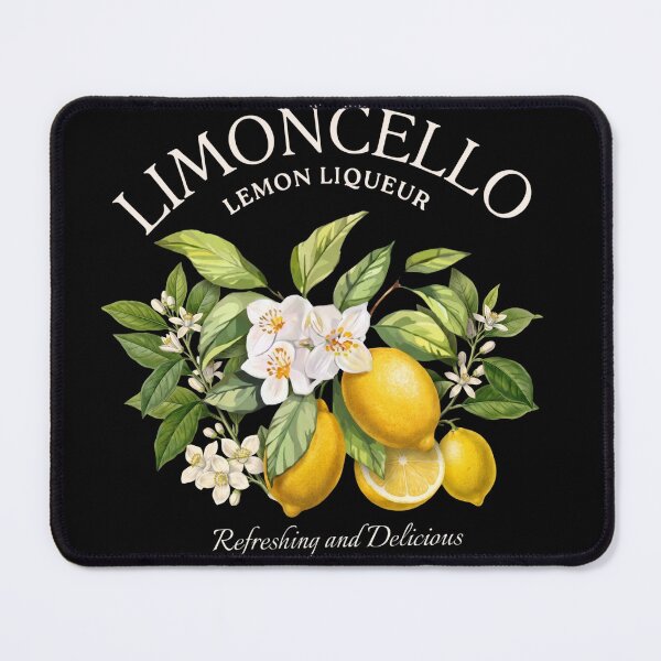 Item preview, Optimized Title: Limoncello Lemon Liqueur Botanical Art - Vintage Citrus Fruit & Blossom Poster - Refreshing Kitchen Decor designed and sold by JLMWorks.