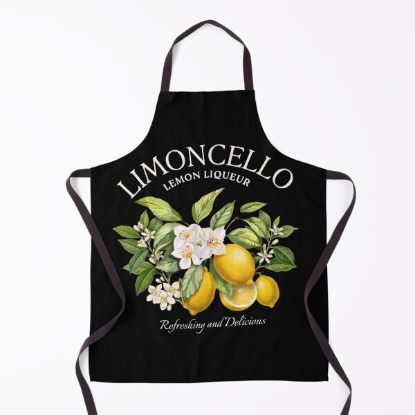 Item preview, Optimized Title: Limoncello Lemon Liqueur Botanical Art - Vintage Citrus Fruit & Blossom Poster - Refreshing Kitchen Decor designed and sold by JLMWorks.