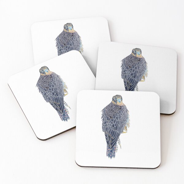 Item preview, Juvenile Peregrine Falcon Watercolor designed and sold by Sonoran Glimmer.