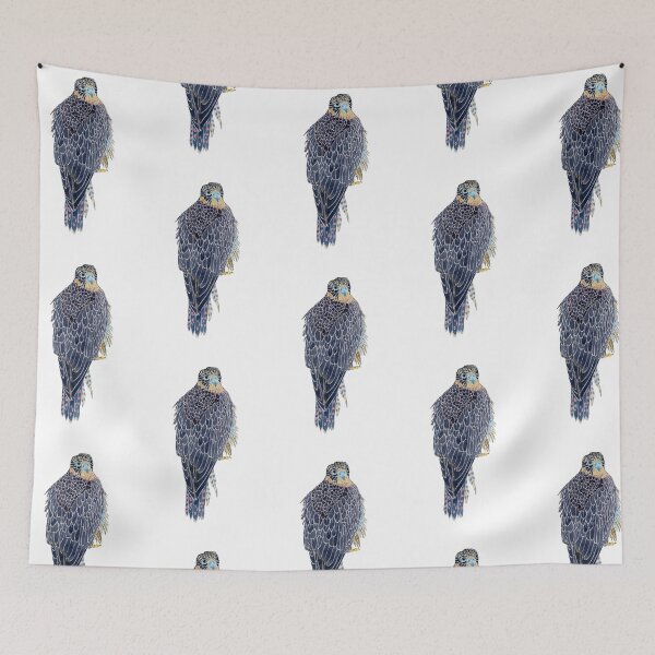 Item preview, Juvenile Peregrine Falcon Watercolor designed and sold by Sonoran Glimmer.