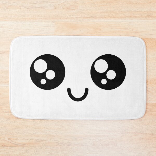 Item preview, Cute kawaii smiling shiny eyes face designed and sold by BlushyPrint.