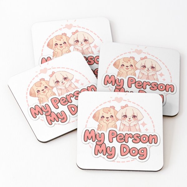 Item preview, My Person My Dog Matching Portrait Print – Cute Pet Human Bond Gift designed and sold by PawsAndWhimsy.