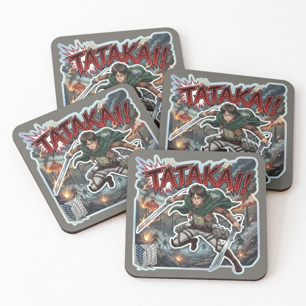 Item preview, Eren Yeager (Attack on Titan)   designed and sold by RaposaStickers.
