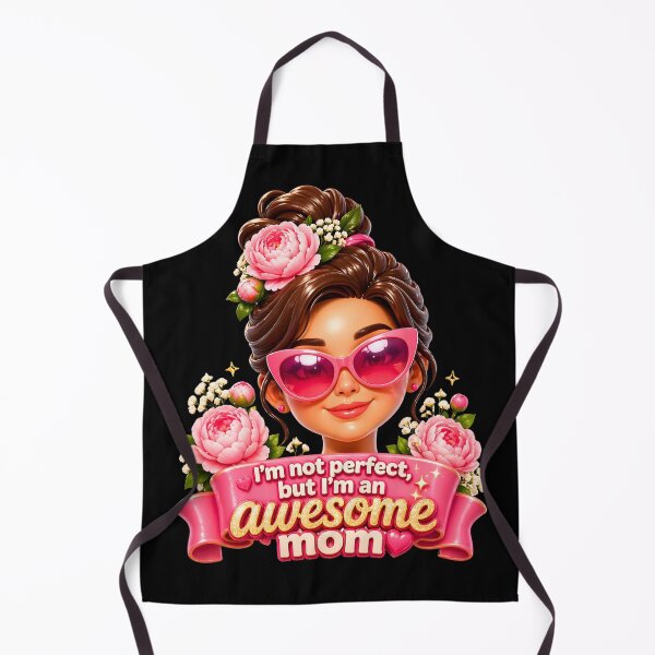 Item preview, I'm Not Perfect But I'm an Awesome Mom – Funny Mom Design designed and sold by ArtSpark Studio.