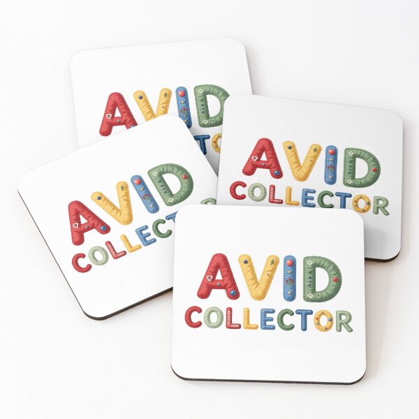 Item preview, AVID COLLECTOR - IN COLORFUL FAUX LETTERING designed and sold by AlexOBrienArt.