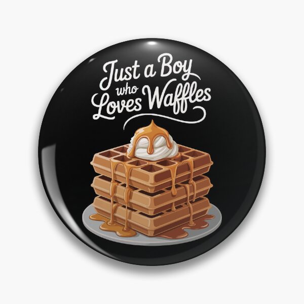 Item preview, Just a Boy who Loves Waffles designed and sold by jkrphoto.