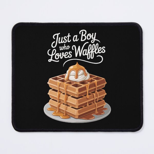 Item preview, Just a Boy who Loves Waffles designed and sold by jkrphoto.