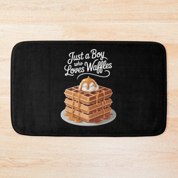 Item preview, Just a Boy who Loves Waffles designed and sold by jkrphoto.