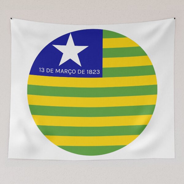 Item preview, Piaui Brazil Round Flag State Emblem designed and sold by NTGUILTY.