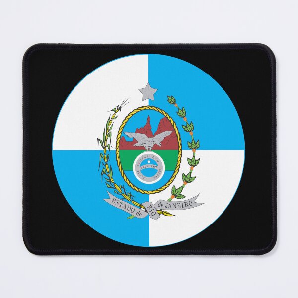 Item preview, Rio de Janeiro Brazil Round Flag State Emblem designed and sold by NTGUILTY.