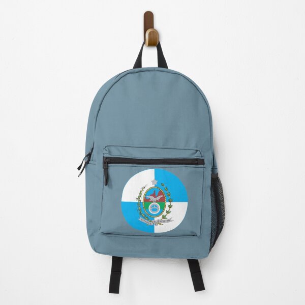 Item preview, Rio de Janeiro Brazil Round Flag State Emblem designed and sold by NTGUILTY.