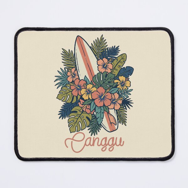 Item preview, Tropical Floral Surfboard Vintage Island Vibes designed and sold by MythicCotton.