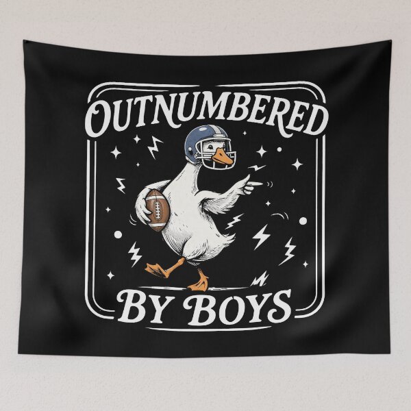 Item preview, Outnumbered By Boys Funny Mom Goose Family  designed and sold by will freed18.