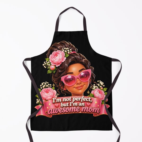 Item preview, I'm Not Perfect But I'm an Awesome Mom – Funny Mom Design designed and sold by ArtSpark Studio.
