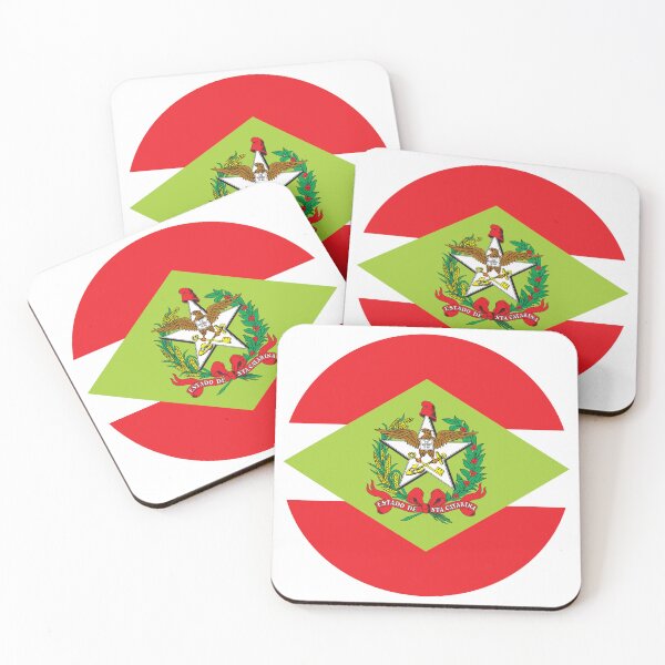 Item preview, Santa Catarina Brazil Round Flag State Emblem designed and sold by NTGUILTY.