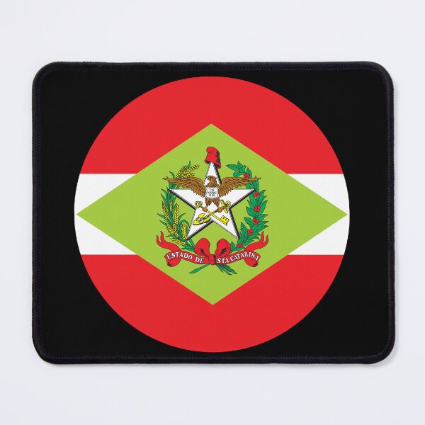 Item preview, Santa Catarina Brazil Round Flag State Emblem designed and sold by NTGUILTY.