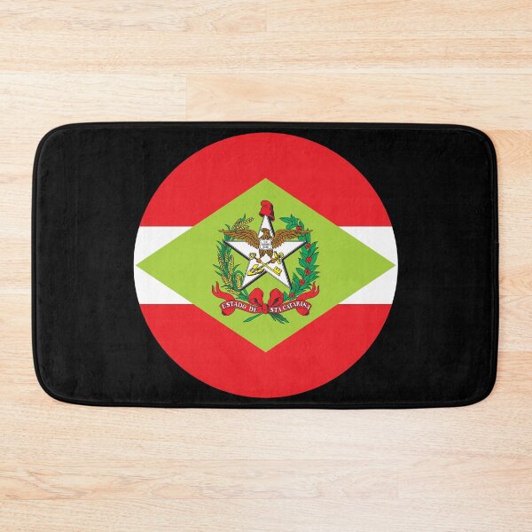 Artikelvorschau, Runde Flagge von Santa Catarina, Brasilien, Staatswappen entworfen und verkauft von NTGUILTY.
