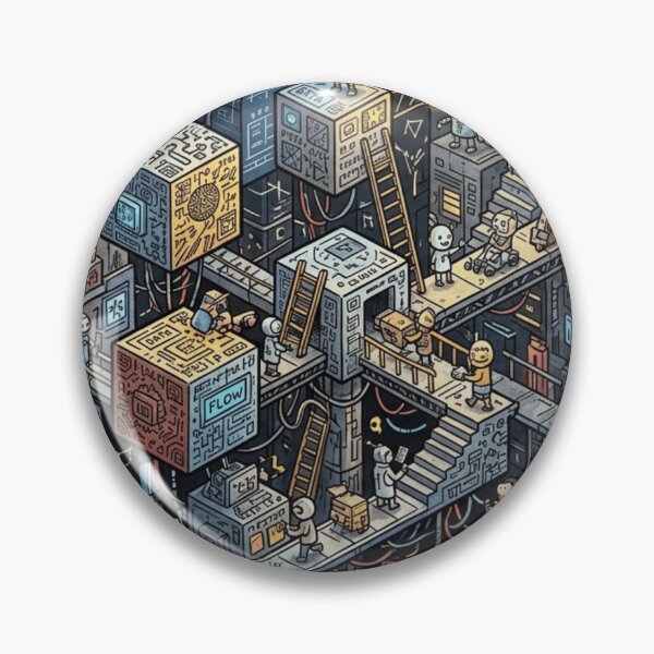 Item preview, Isometric World Energy Pattern Souvenir designed and sold by Imaginarium of Chaos falcon88 .
