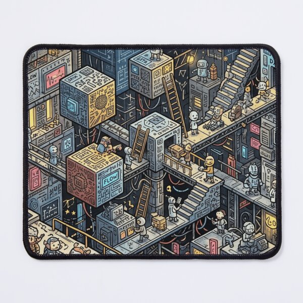 Item preview, Isometric World Energy Pattern Souvenir designed and sold by Imaginarium of Chaos falcon88 .