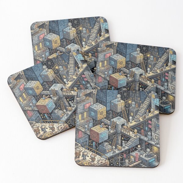 Item preview, Isometric World Energy Pattern Souvenir designed and sold by Imaginarium of Chaos falcon88 .
