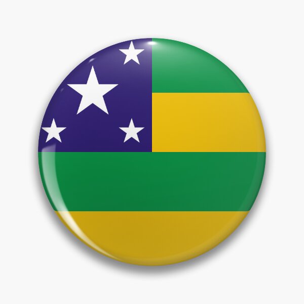 Item preview, Sergipe Brazil Round Flag State Emblem designed and sold by NTGUILTY.