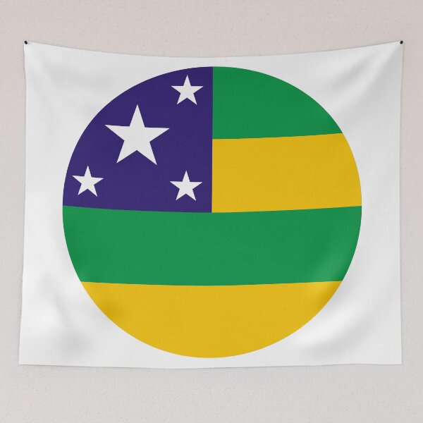 Item preview, Sergipe Brazil Round Flag State Emblem designed and sold by NTGUILTY.