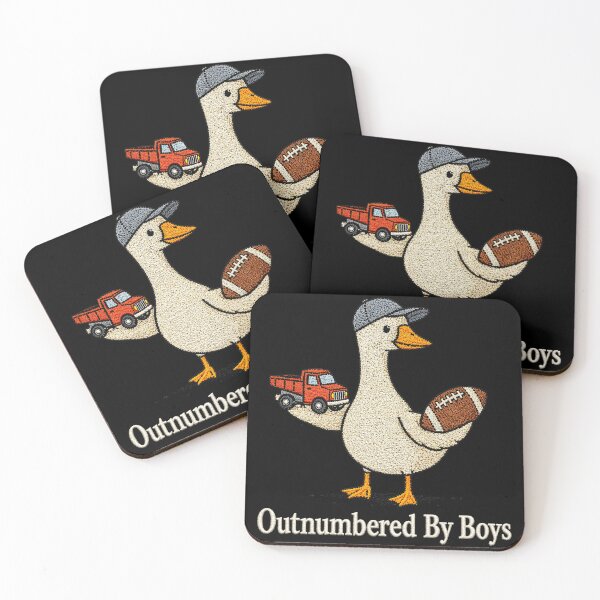 Item preview, Outnumbered By Boys Funny Mom Goose Gift designed and sold by will freed18.