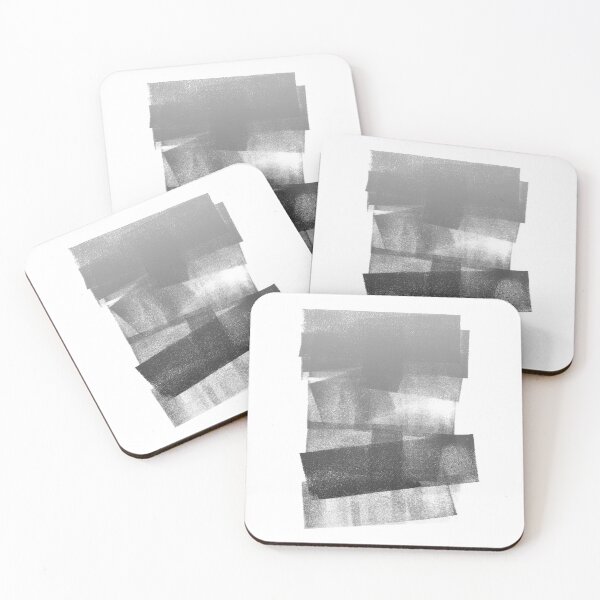 Item preview, Swatch Sample Textured Monoprint - Fog to Coal Gradient designed and sold by Irene Estelle.