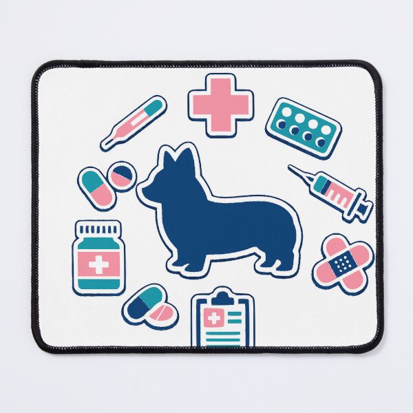 Item preview, Corgi Nurse Essentials Kit | Healthcare Medical Sticker Pack designed and sold by Corgi & co Shop.