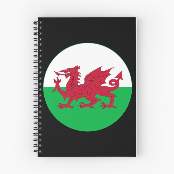 Item preview, Wales Round Flag Welsh Dragon Emblem designed and sold by NTGUILTY.