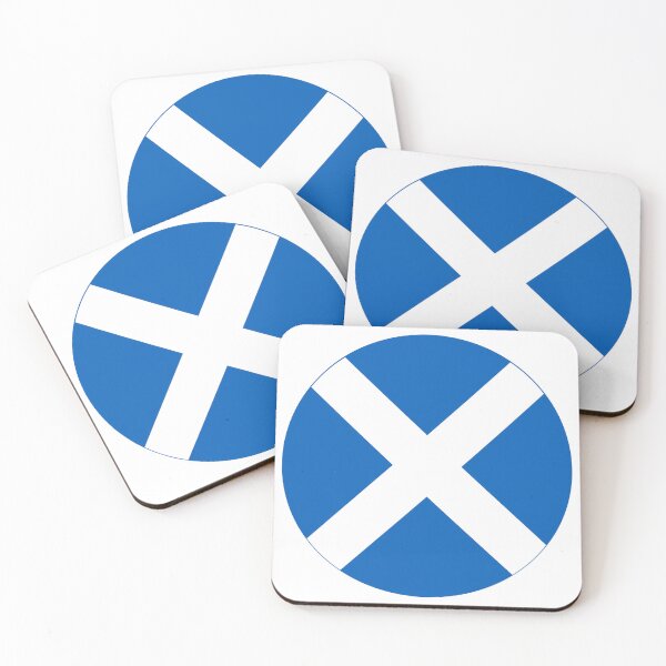 Item preview, Scotland Round Flag Saint Andrews Cross designed and sold by NTGUILTY.