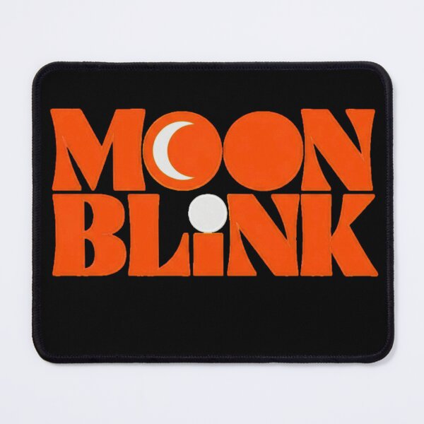Item preview, Moon Blink Typography – Minimal Crescent Moon Aesthetic Design designed and sold by STREETEES CLUB.