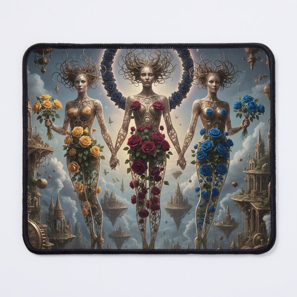 Item preview, Projection of the Ether: Scarlet, Ocher, Indigo designed and sold by KunstGeist.