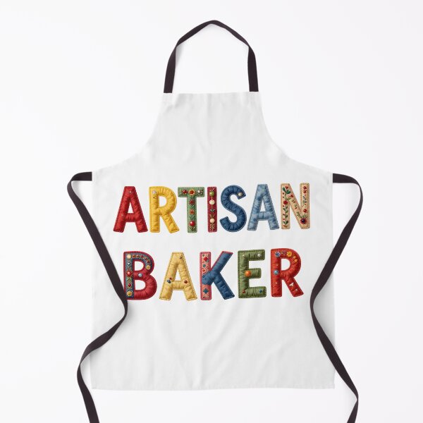 Item preview, ARTISAN BAKER - IN COLORFUL FAUX LETTERING designed and sold by AlexOBrienArt.