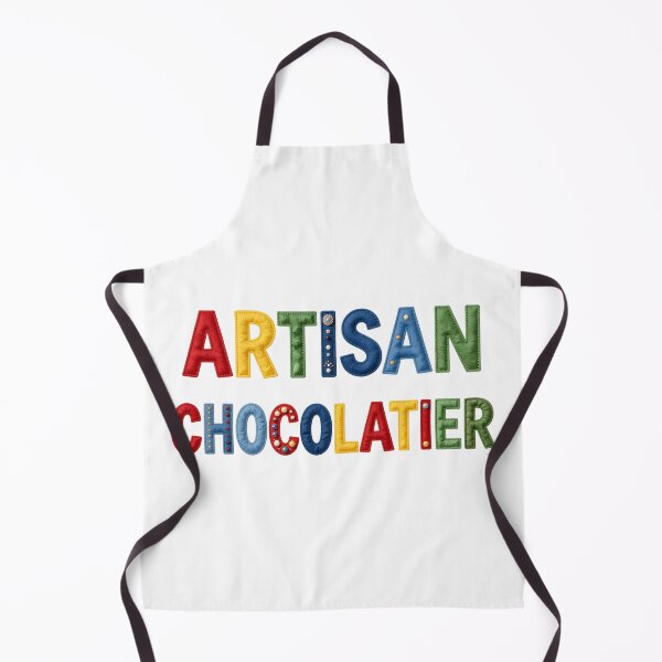 Item preview, ARTISAN CHOCOLATIER - IN COLORFUL FAUX LETTERING designed and sold by AlexOBrienArt.