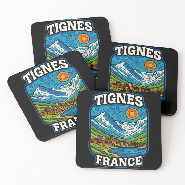 Item preview, Tignes France Europe Trippy Art designed and sold by TomFrontierArt.