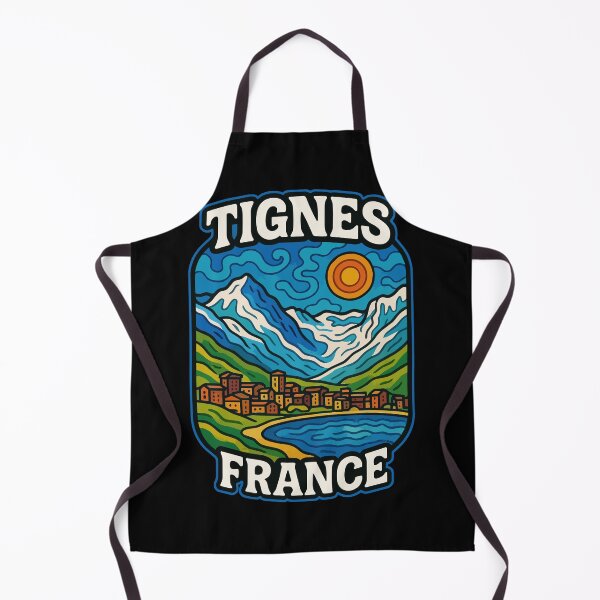 Item preview, Tignes France Europe Trippy Art designed and sold by TomFrontierArt.