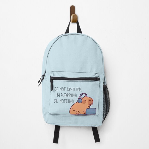 Item preview, Introvert Capybara at Work designed and sold by Dinaelsherkawy.