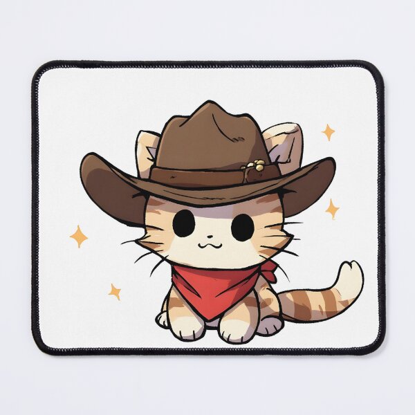 Item preview, Cute Cowboy Kitty – Adorable Western Cat Cartoon designed and sold by Karolina’s Cozy Creations.