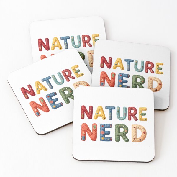Item preview, NATURE NERD - IN COLORFUL FAUX LETTERING designed and sold by AlexOBrienArt.