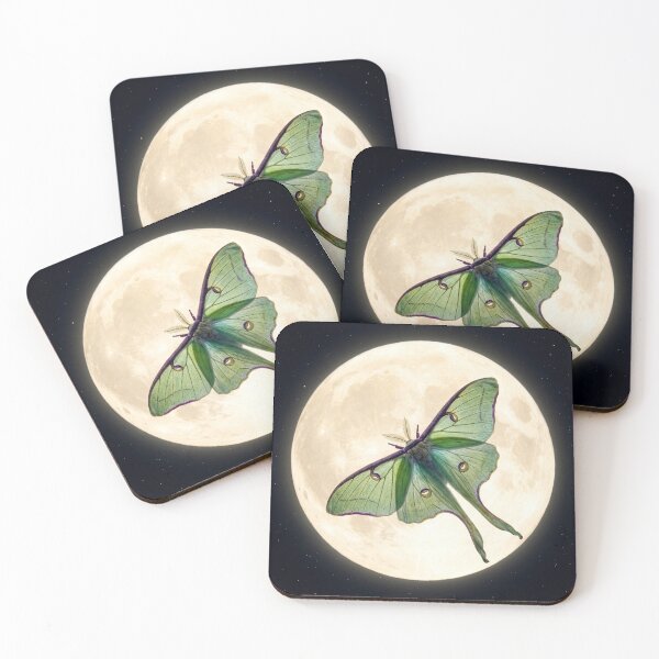 Item preview, Luna Moth Under a Full Moon designed and sold by Tridentulus.