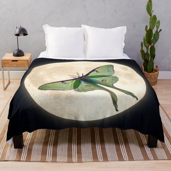 Item preview, Luna Moth Under a Full Moon designed and sold by Tridentulus.